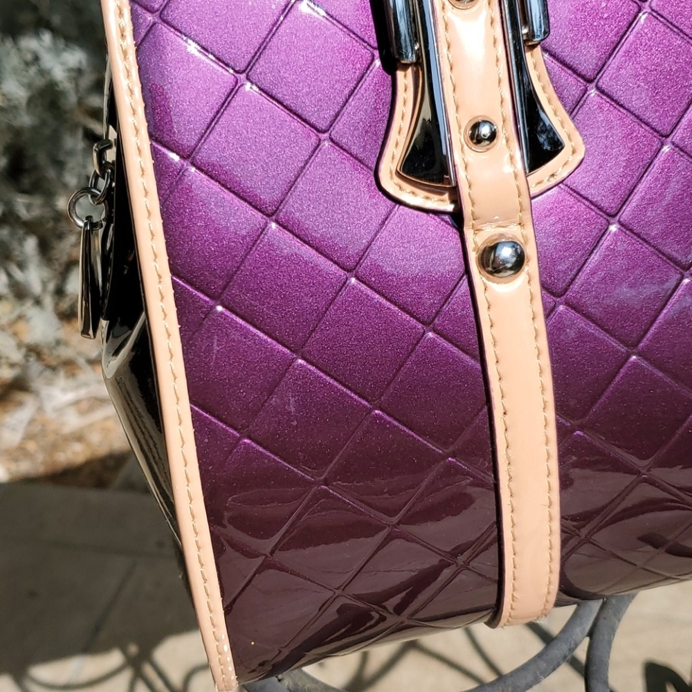 NWT Bravo purple leather handbag - Picture 4 of 14